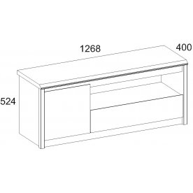 ТВ-тумба Somma RTV 1D1SN
