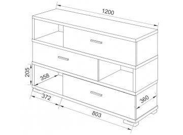 ТВ-тумба Эланта-40/3