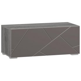 ТВ-тумба Summit 10 26 НМ 011.86-01 ПВХ софт графит / ясень анкор темный kr