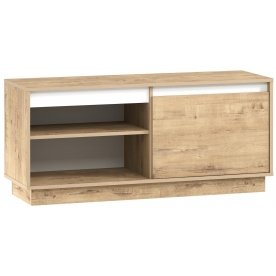 ТВ-тумба Virginia НМ 011.28 белый скандинавский / дуб бунратти