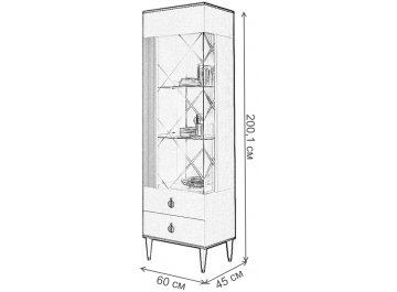 Витрина Rimini Solo