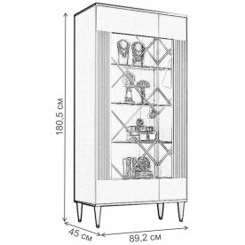 Витрина Rimini Solo