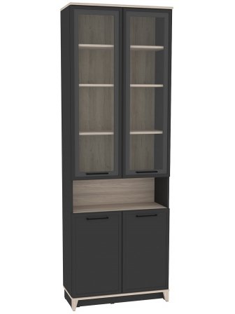 Витрина Аурелио 7 черный