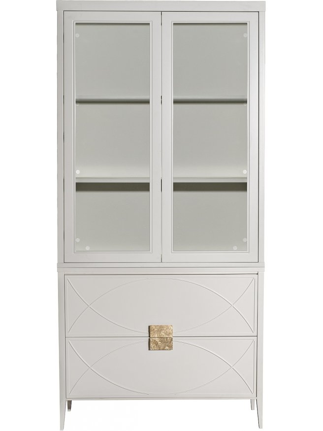 Витрина Аурум распашная бежевая