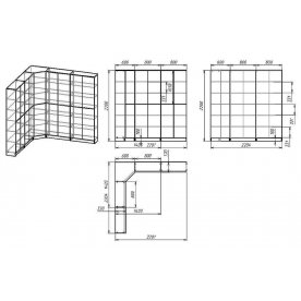 Витрина Мебелайн-17