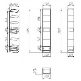 Витрина Мебелайн-42