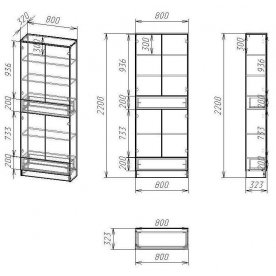 Витрина Мебелайн-43