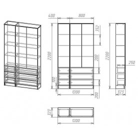Витрина Мебелайн-52
