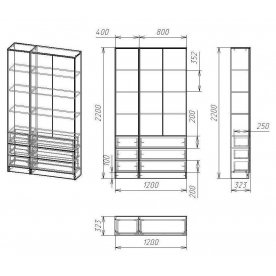 Витрина Мебелайн-52