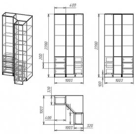 Витрина Мебелайн-54