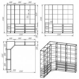 Витрина Мебелайн-57