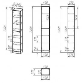 Витрина Мебелайн-9