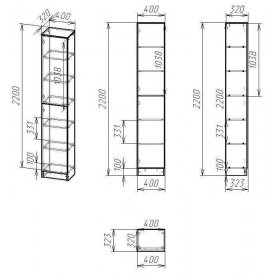 Витрина Мебелайн-9