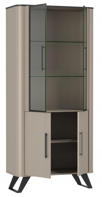 Витрина Фиделия 76.01 серый камень