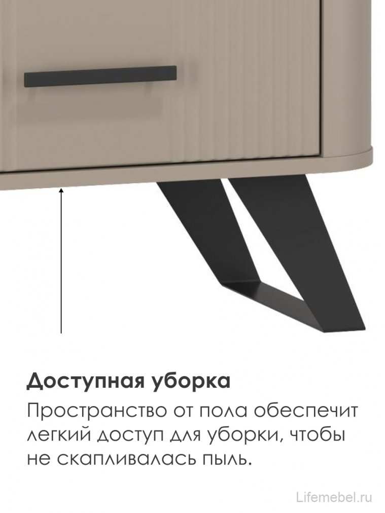 Витрина Фиделия 76.02 серый камень