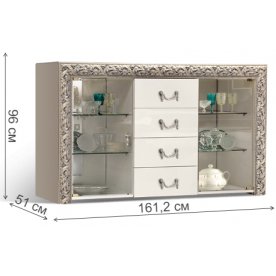 Витрина Тиффани Премиум ТФКМ-3-5