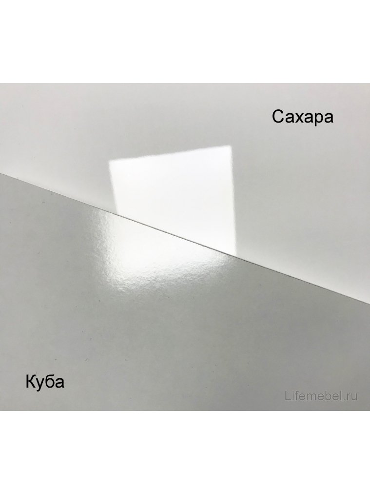 Витрина навесная Куба 1702.М4 дуб сонома / белый глянец