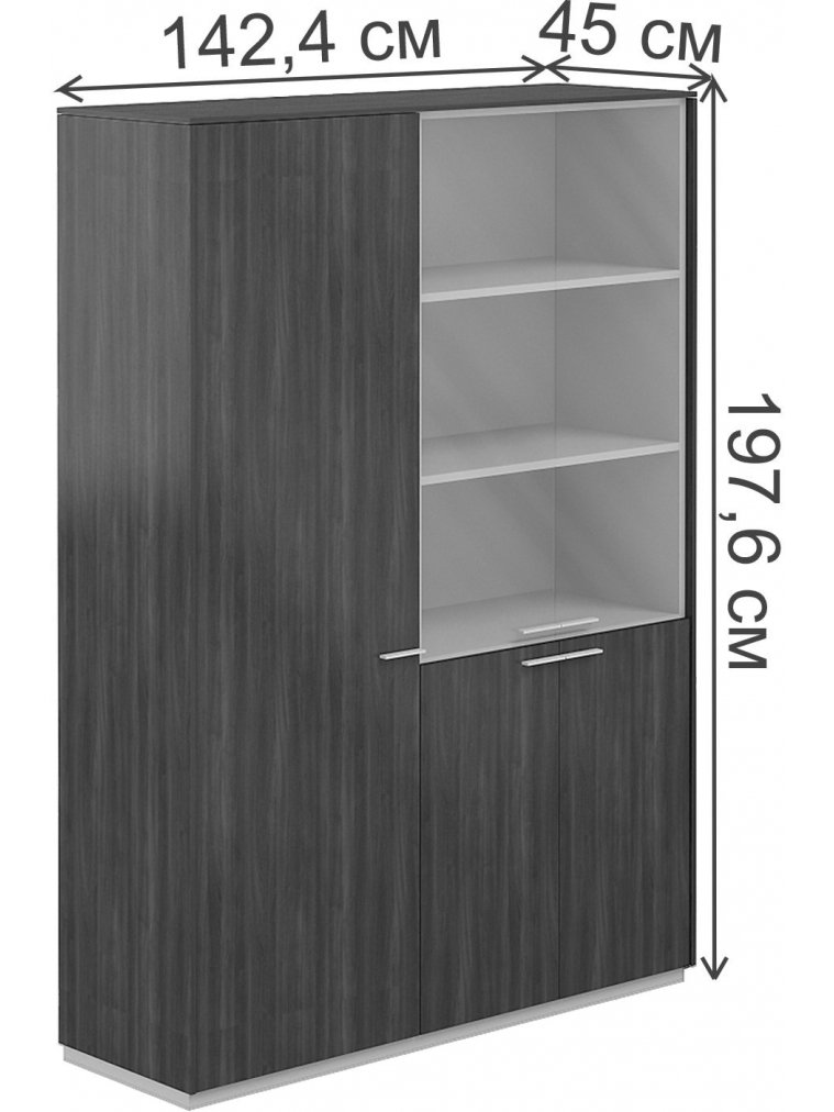 Витрина NZ-0303+NZ-0311 бренсон трюфель