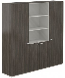 Офисный стеллаж NZ-0303+NZ-0311+NZ-0303 бренсон трюфель