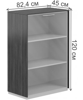 Офисный стеллаж NZ-0325 бренсон трюфель