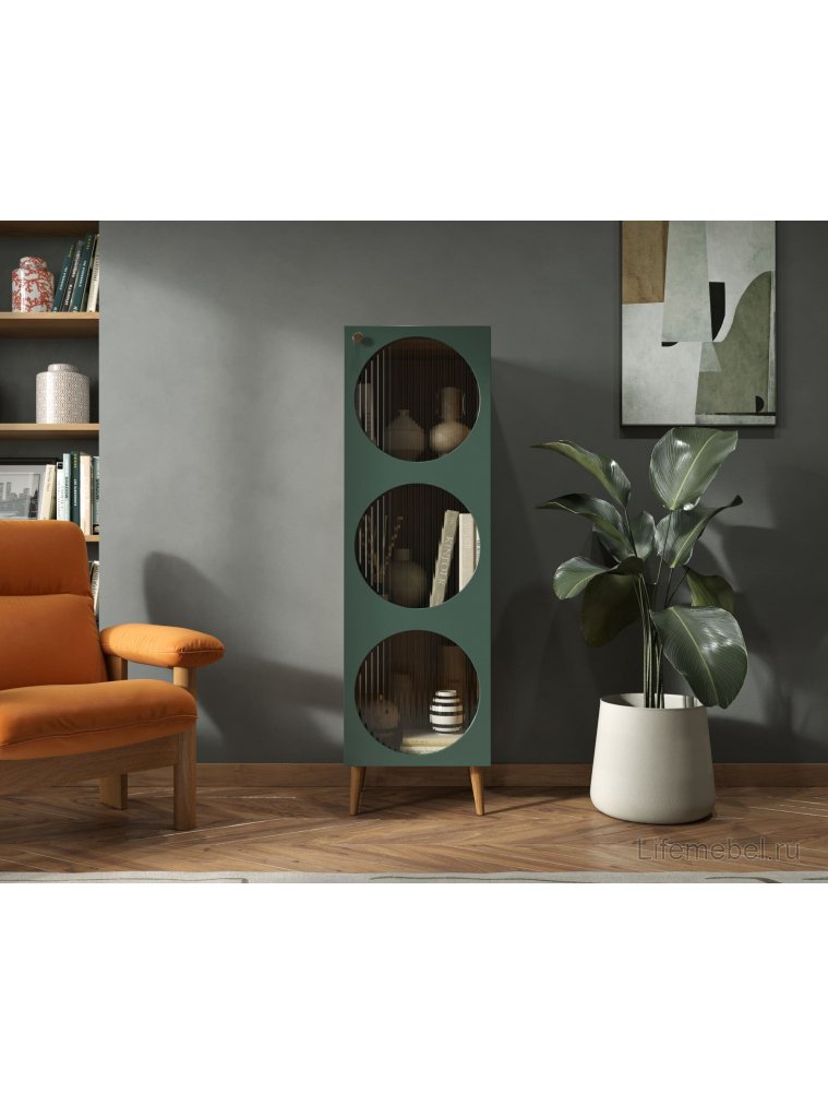 Витрина Роса (ROSA) R01 коричневый