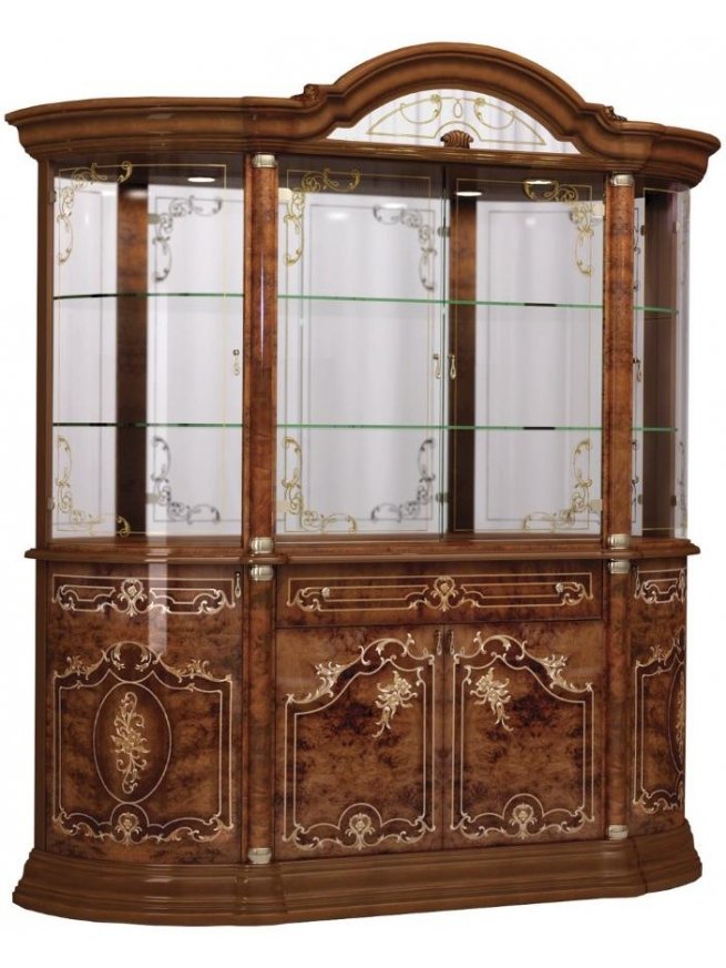 Витрина Роза 37.100.01 орех