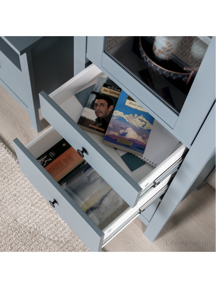 Витрина Сага 50 бирюзовый