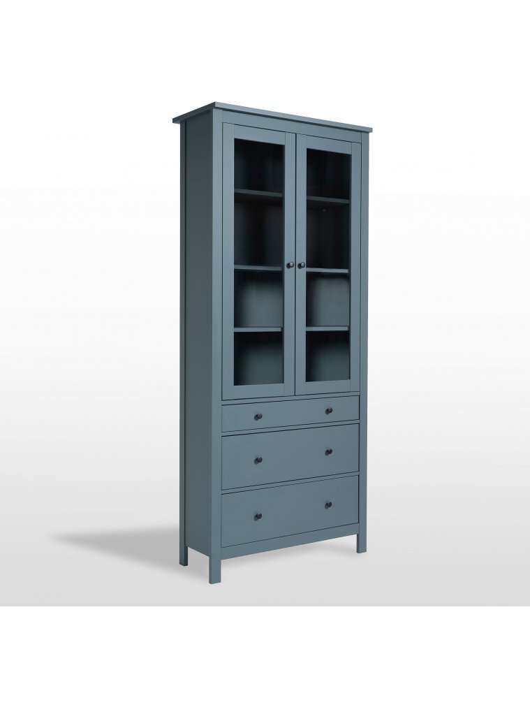Витрина Сага 90 бирюзовый
