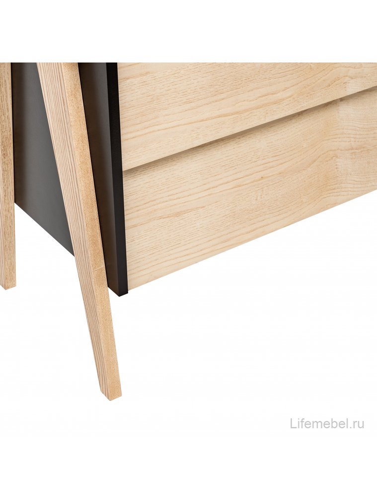 Витрина Сканди-2 дуб / венге