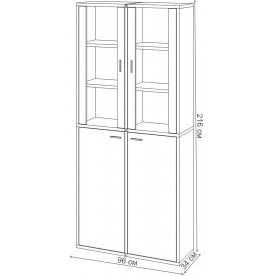 Витрина СУ ш2в2+2ФС+2ФГ В