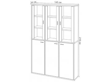 Витрина СУ(ш3в2)+3ФГ+3ФС НБЕ