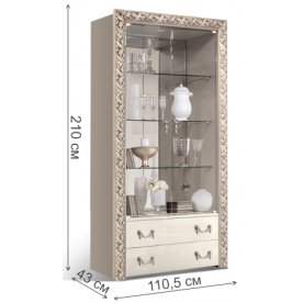 Витрина Тиффани Премиум ТФВ3-2С