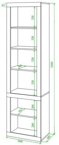 Витрина Той ШК шамони / карамель