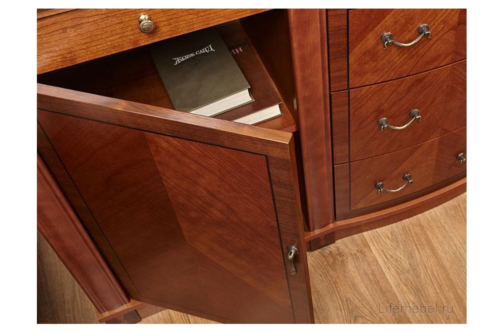 Комод Axmoble 956 мукали шпон / вишня шпон