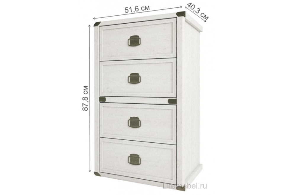 Комод Индиана JКОМ 4s/50 сосна каньон