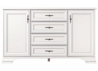 Комод Kentaki (Кентаки) S320-KOM2D4S белый