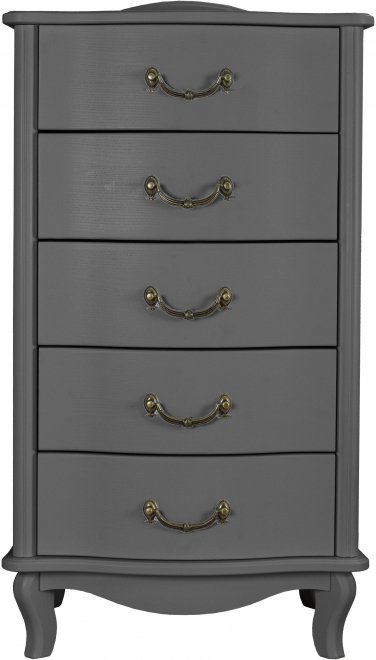 Комод Комод Джульетта 5 ящиков серый