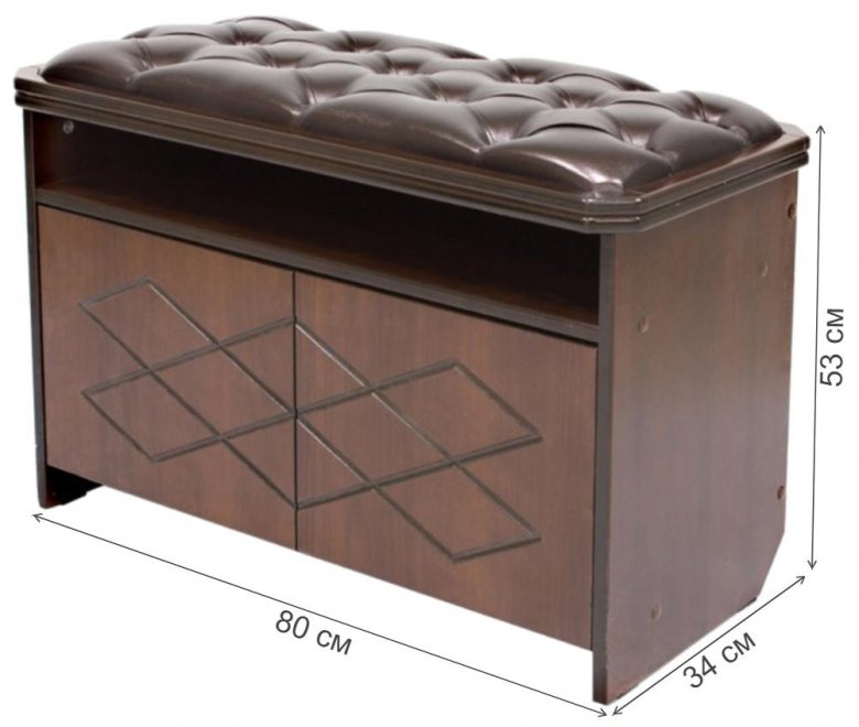 Обувница Патриция орех / экокожа орегон