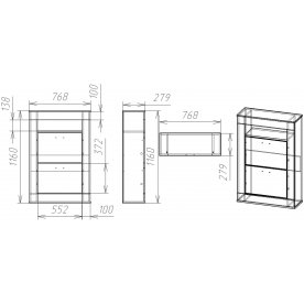 Обувница Мебелеф 22