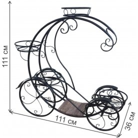 Подставка для цветов Кабриолет