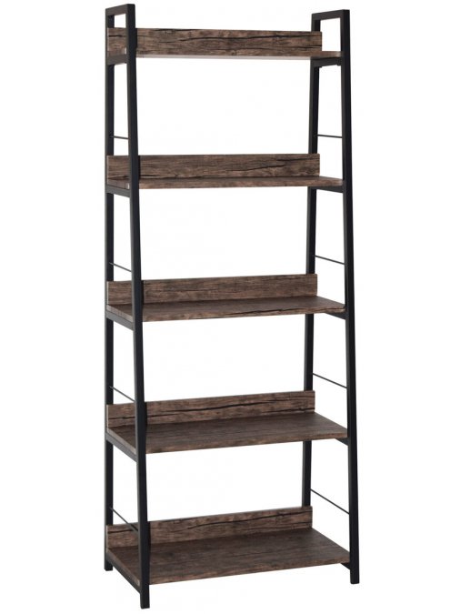 Стеллаж Brabix Loft SH-003 морёный дуб