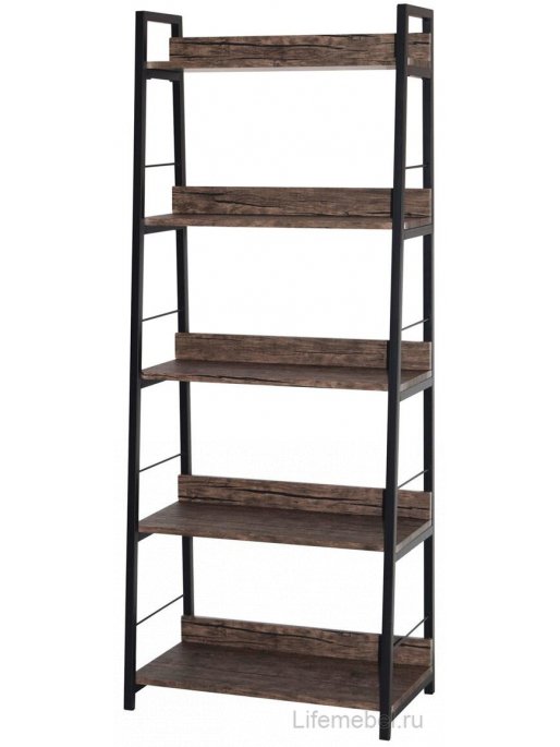 Стеллаж Brabix Loft SH-003 морёный дуб