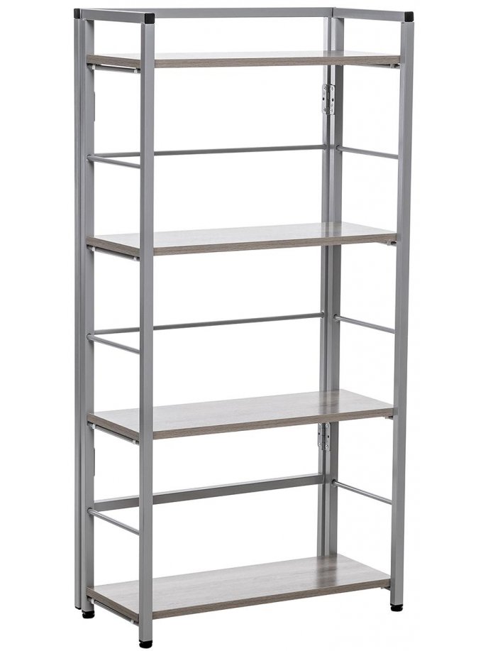 Стеллаж Leset Пако 1200 серый / атлас светлый