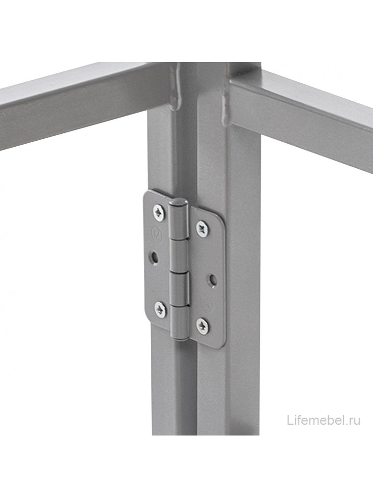 Стеллаж Leset Пако 1200 серый / атлас светлый