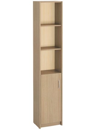 Стеллаж Милана-10 левый ясень светлый