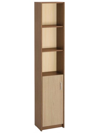 Стеллаж Милана-10 левый ясень темный / ясень светлый