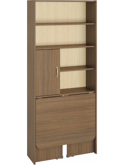 Стеллаж Милана-4 ясень темный