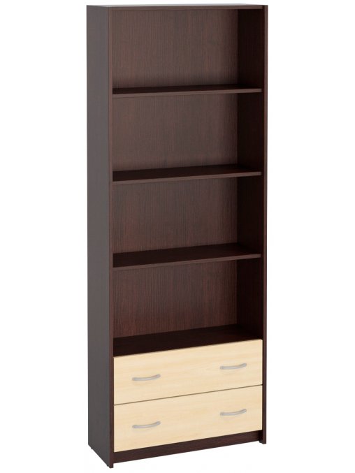 Стеллаж Милана-7 венге / дуб молочный