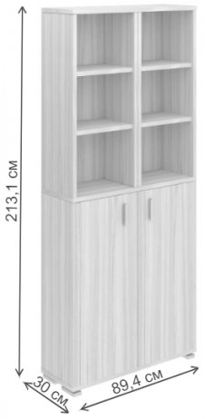 Стеллаж ПУ-30-4 К карамель