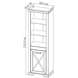 Стеллаж Марсель REG1DL